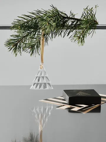 Ornamento annuale alto - Trasparente - Orrefors