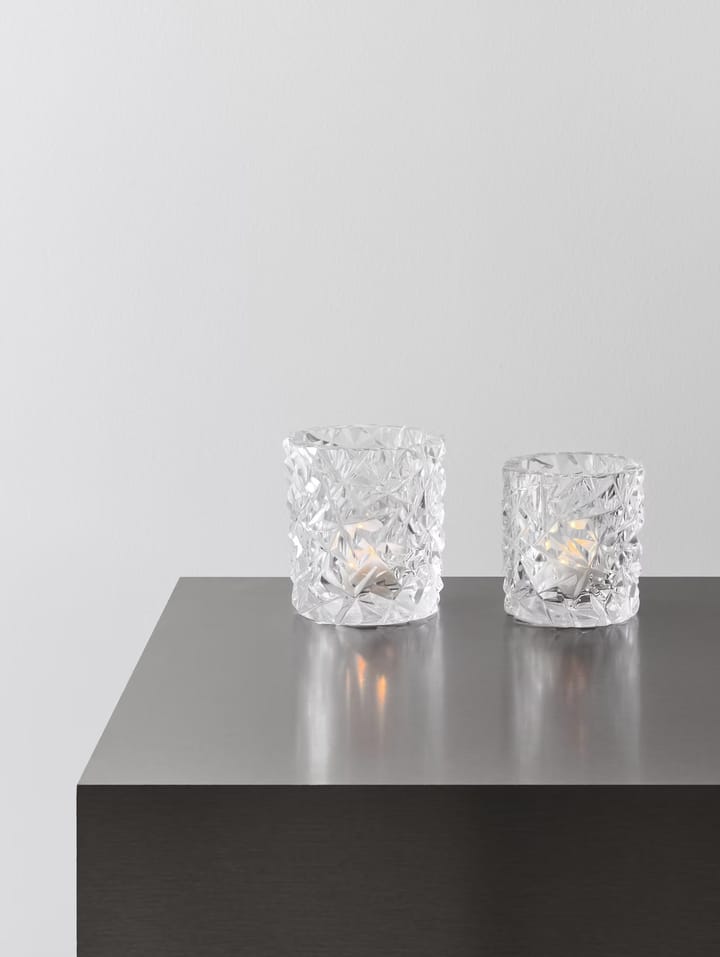 Portacandela Carat trasparente, 7,9 cm Orrefors