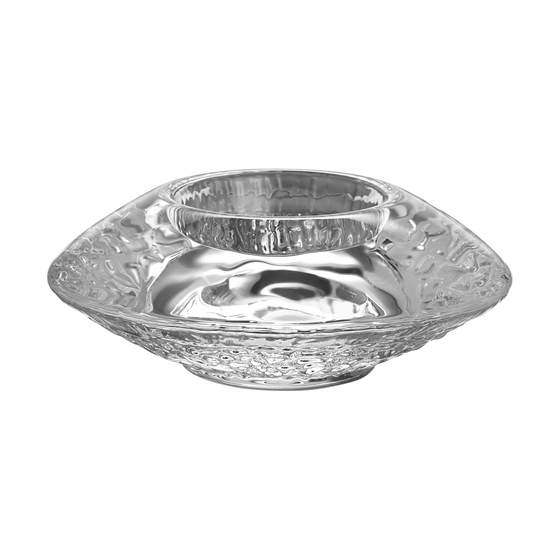 Portacandela Discus 43 mm, Trasparente Orrefors