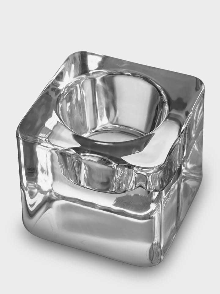 Portacandela Ice cube 70 mm, Trasparente Orrefors