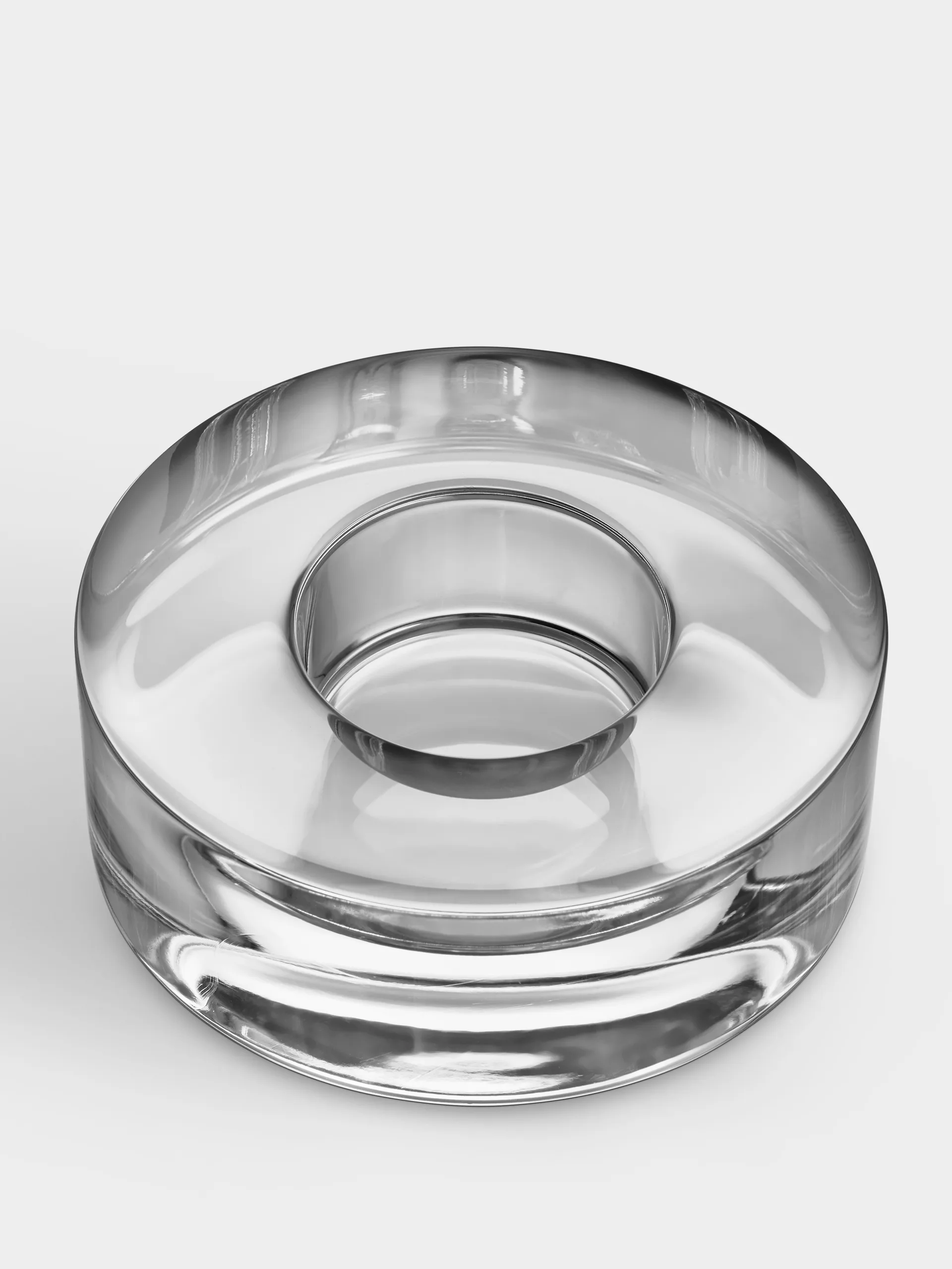 Portacandela Puck 36 mm, Trasparente Orrefors