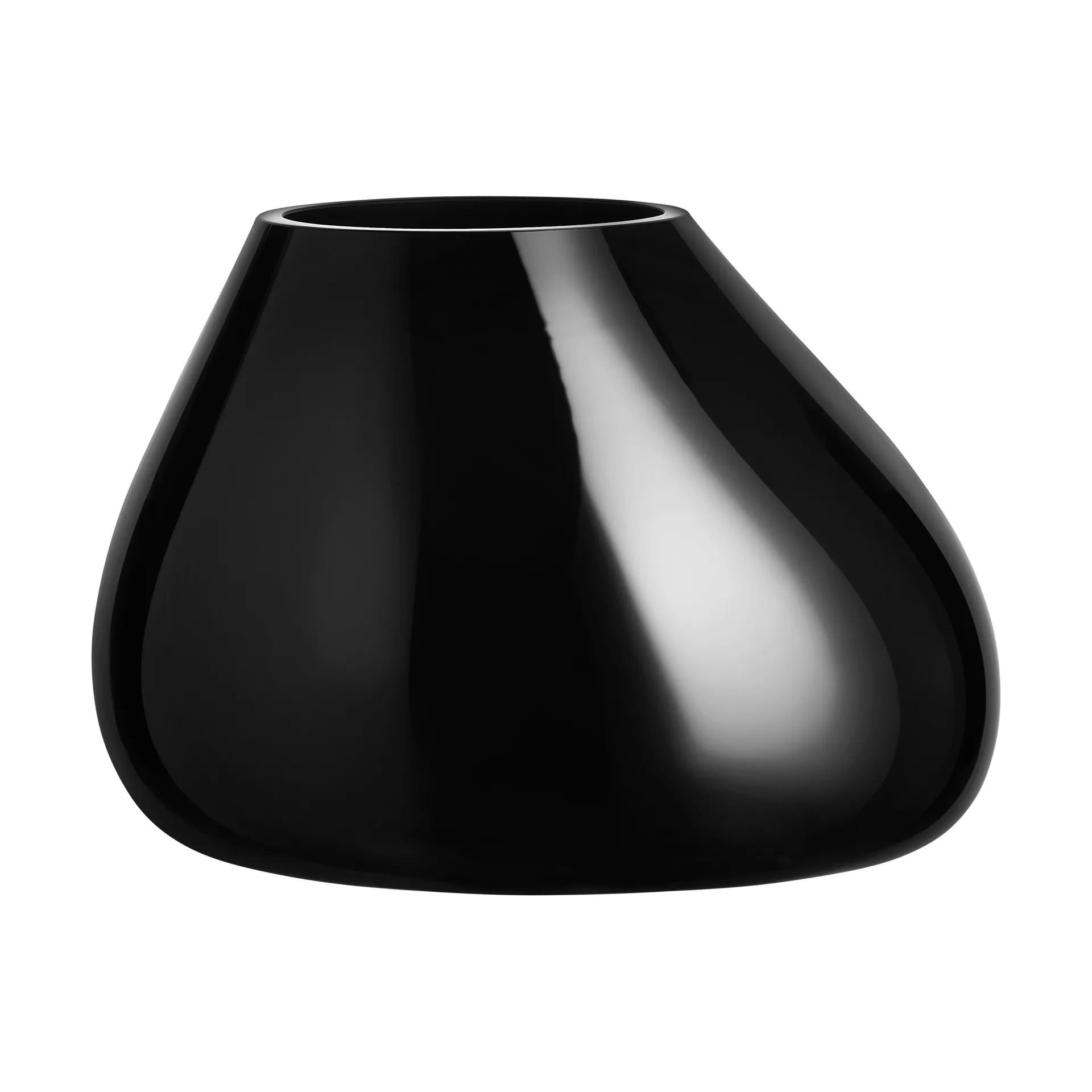 Vaso Ebon 190 mm, Nero Orrefors