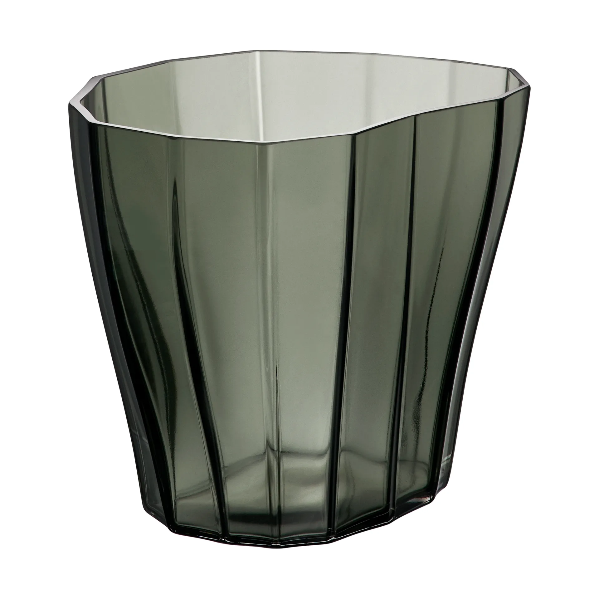 Vaso Reed 17,5 cm, Verde muschio Orrefors