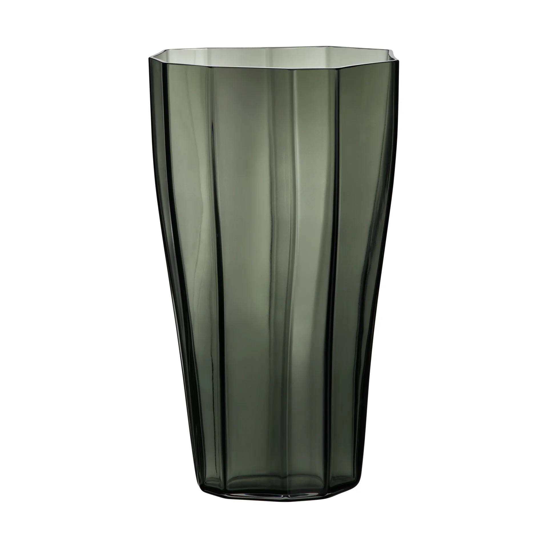 Vaso Reed 30 cm, Verde muschio Orrefors