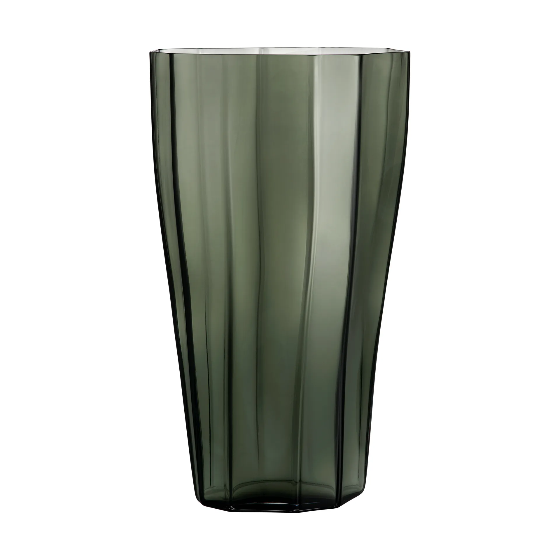 Vaso Reed 50 cm, Verde muschio Orrefors