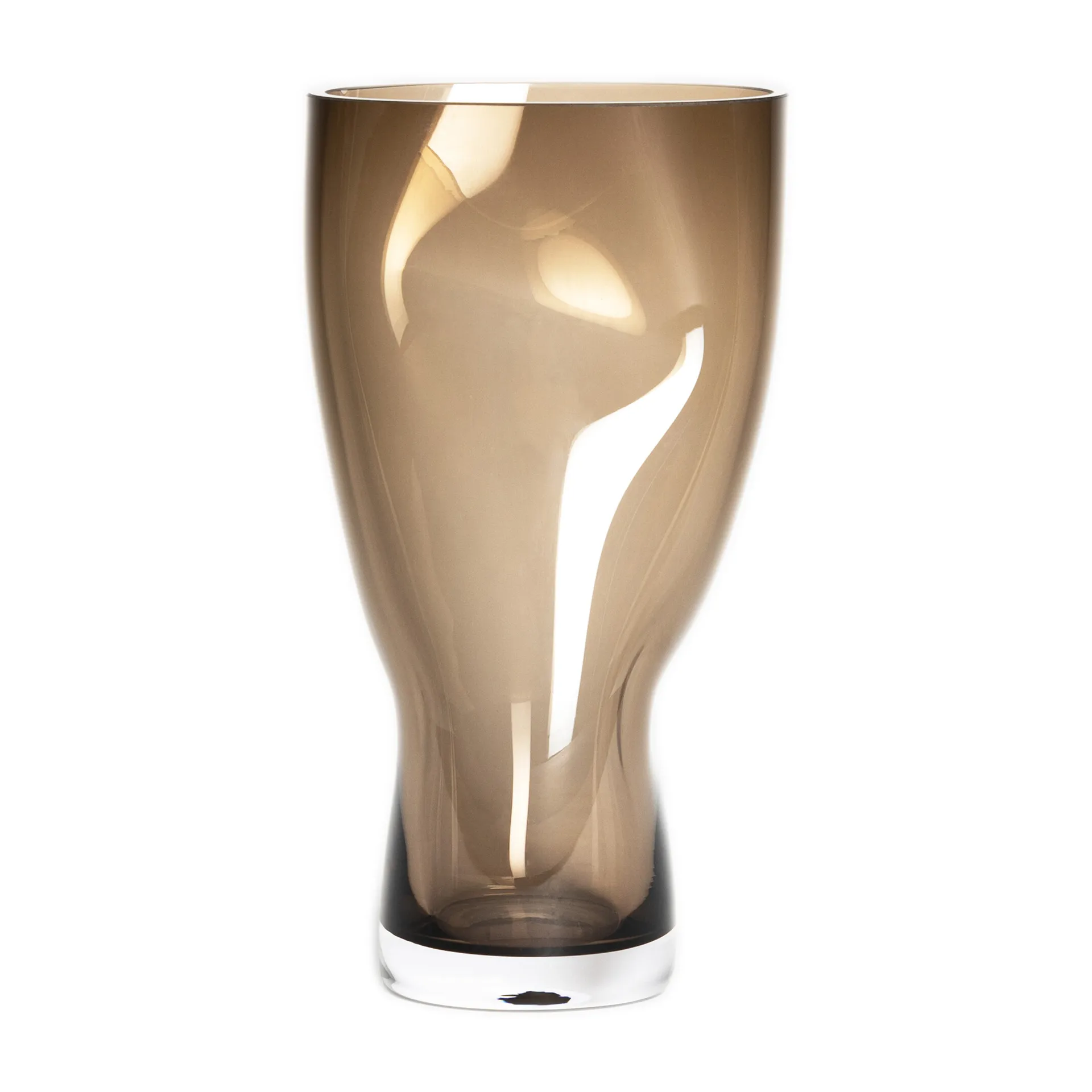 Vaso Squeeze 23 cm, Marrone Orrefors