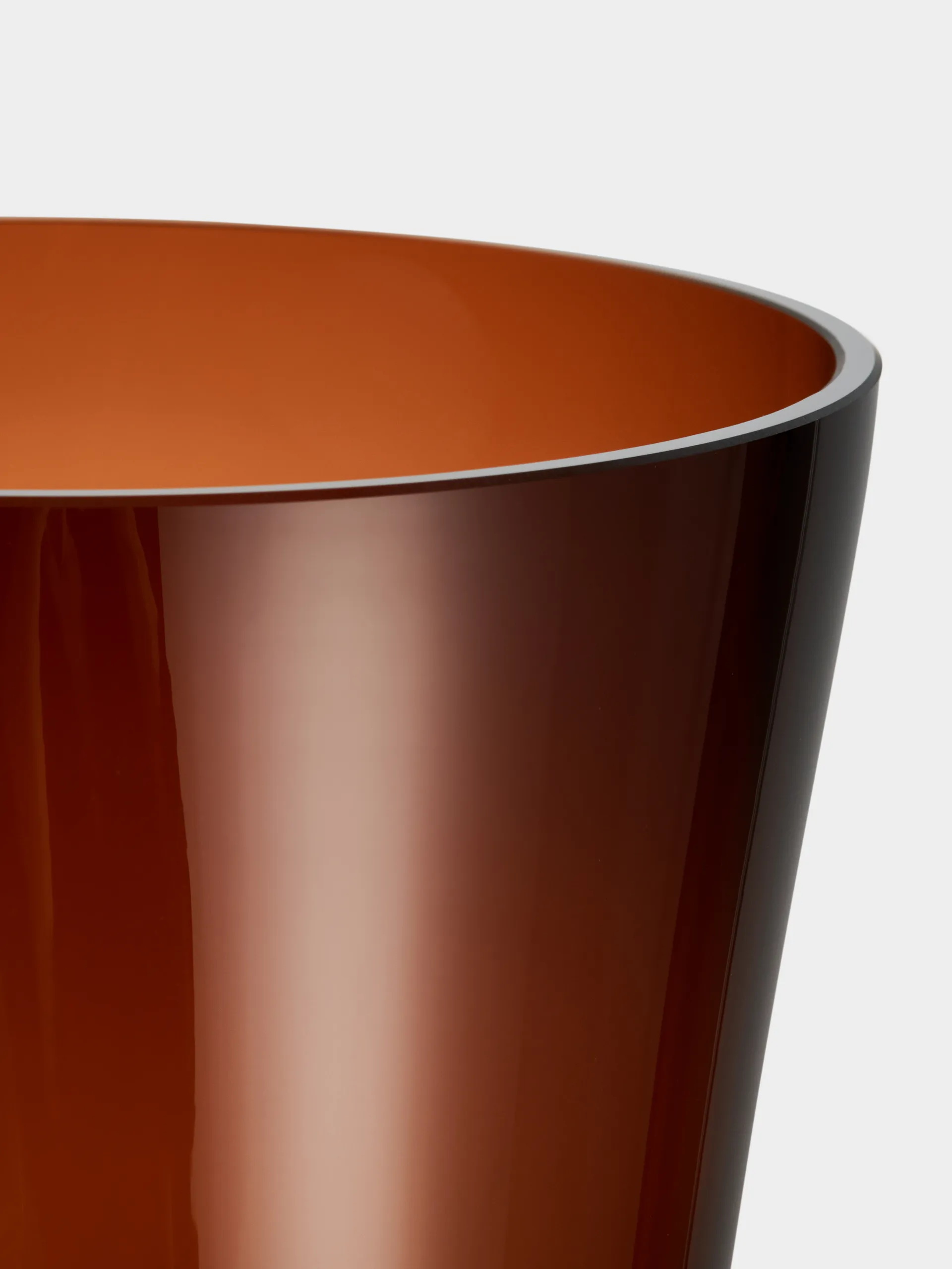 Vaso Squeeze, Sunset brown Orrefors