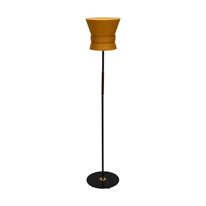 Bow lampada da terra - Nero-yellow ochre, small 147 cm - Örsjö Belysning