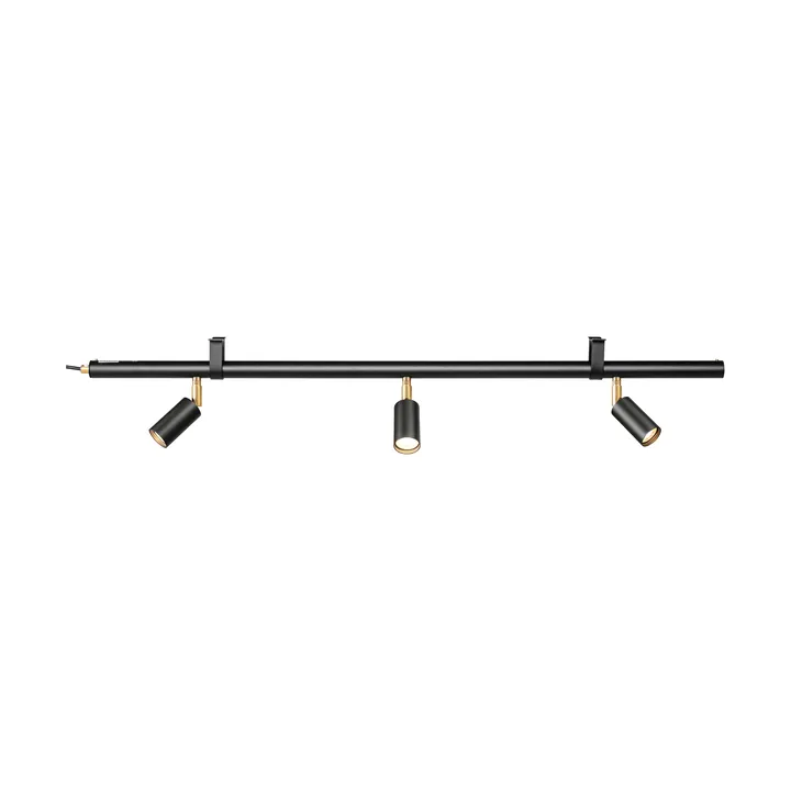 Lampada da parete e soffitto Starlight 3 - Nero verniciatura strutturata RAL 9005 - Örsjö Belysning