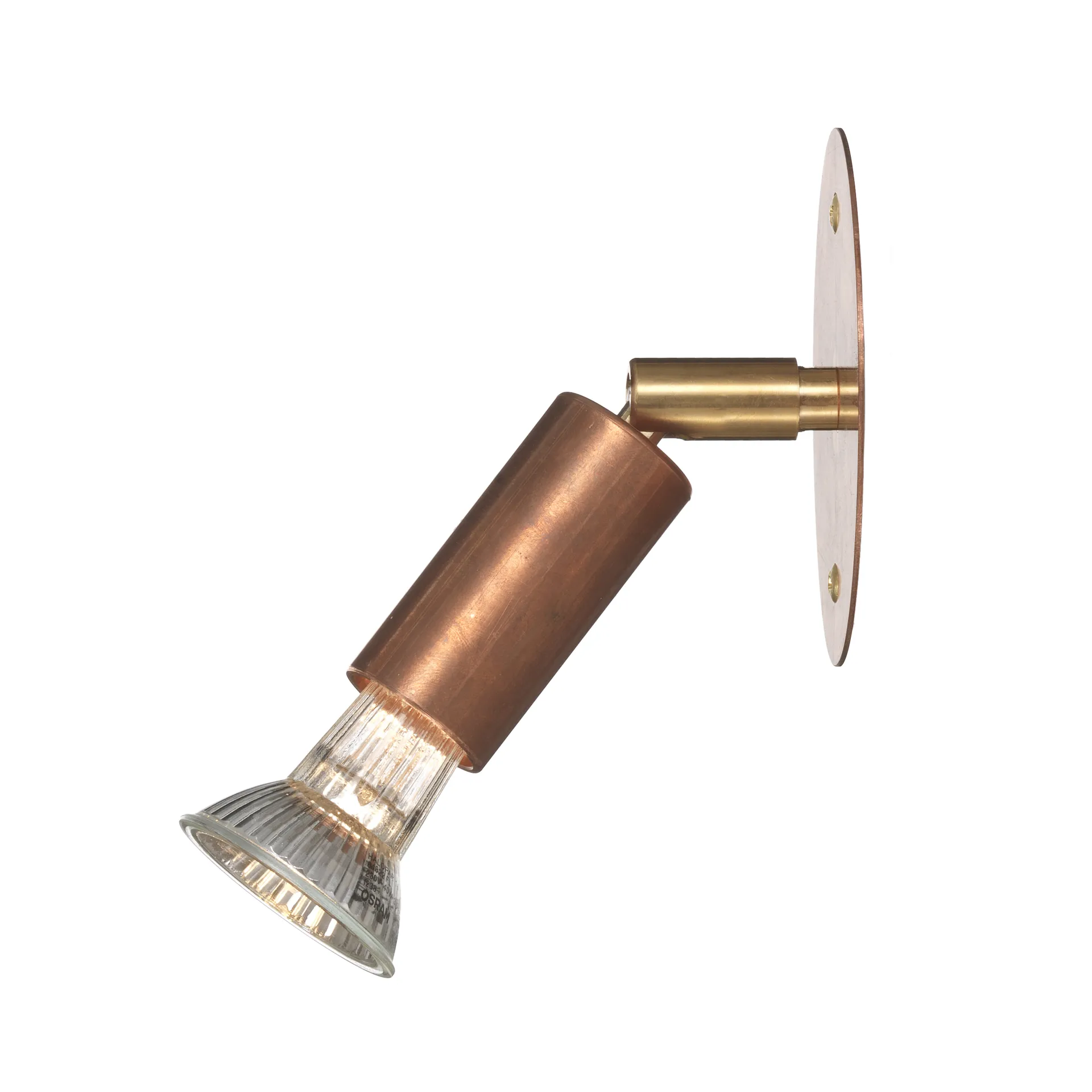 Lampada da parete Star 1 connessione diretta, rame grezzo Örsjö Belysning