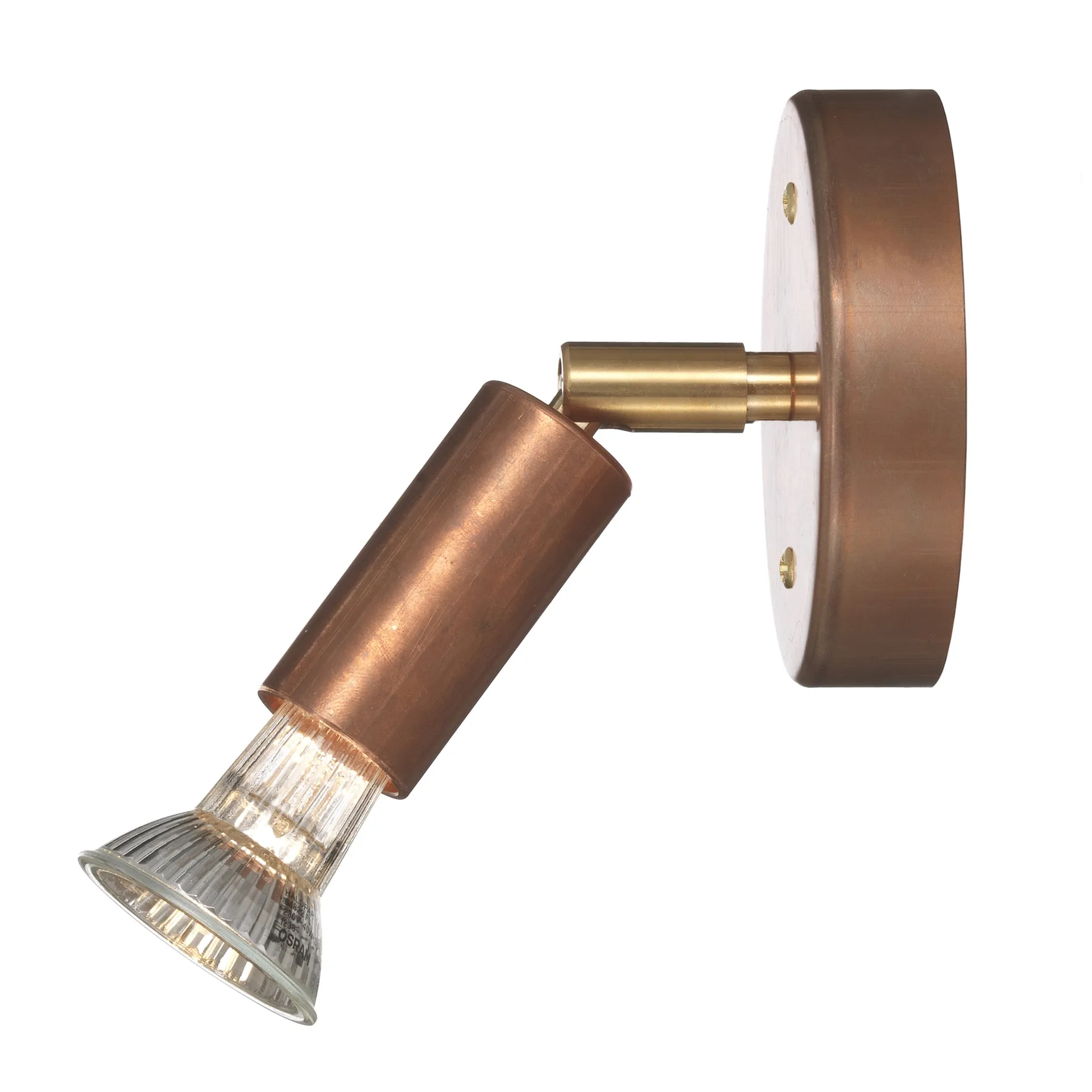 Lampada da parete Star 1 , rame grezzo Örsjö Belysning