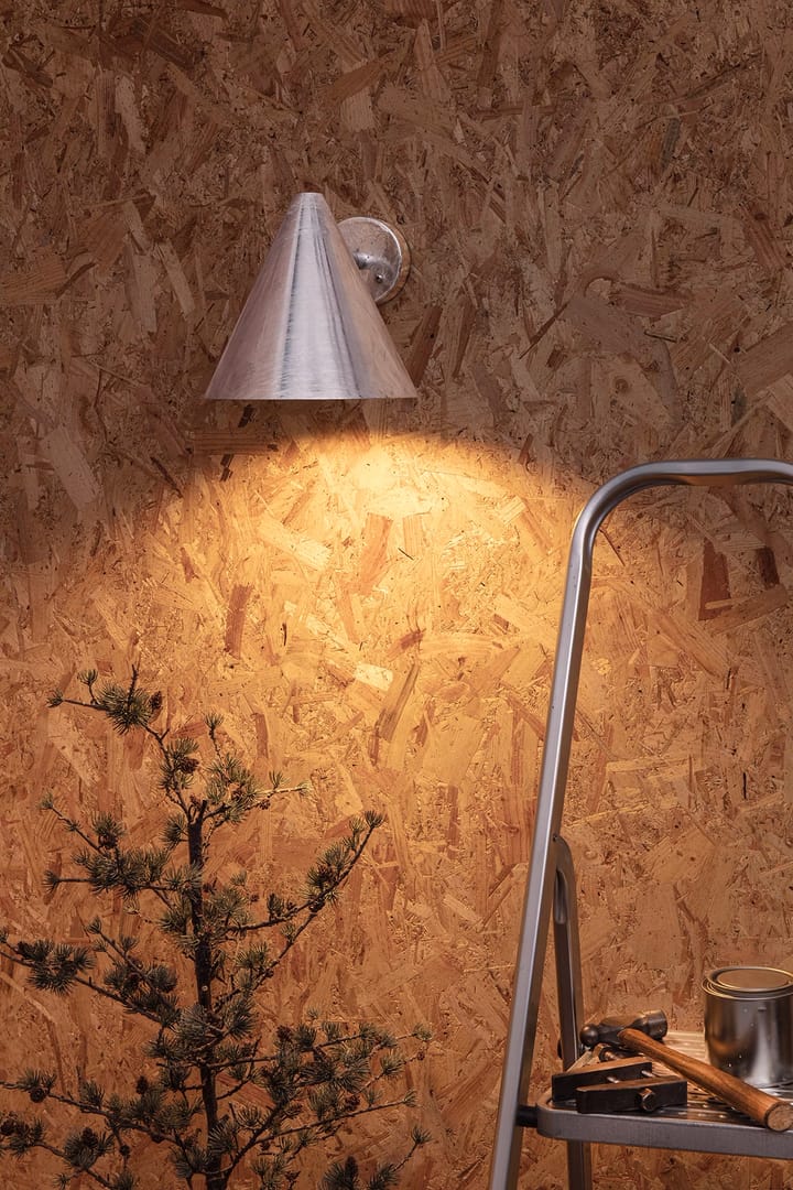Lampada da parete Tratten Mini, Ottone nichelato-montaggio fisso Örsjö Belysning