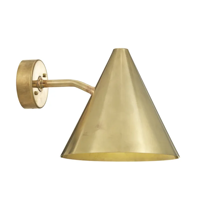 Lampada da parete Tratten - Ottone grezzo, Ø24x22,5 cm - Örsjö Belysning