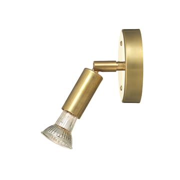 Lampada da parete/Plafoniera Star 1 - ottone grezzo, con alloggio cavi di accoppiamento - Örsjö Belysning