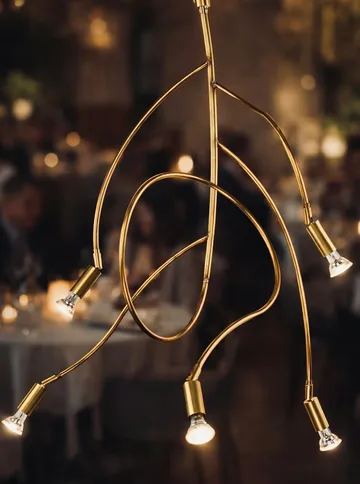 Lampada da soffitto Ranka 5 - Ottone grezzo - Örsjö Belysning