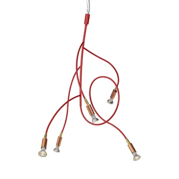 Lampada da soffitto Ranka 5 - Rosso - Örsjö Belysning