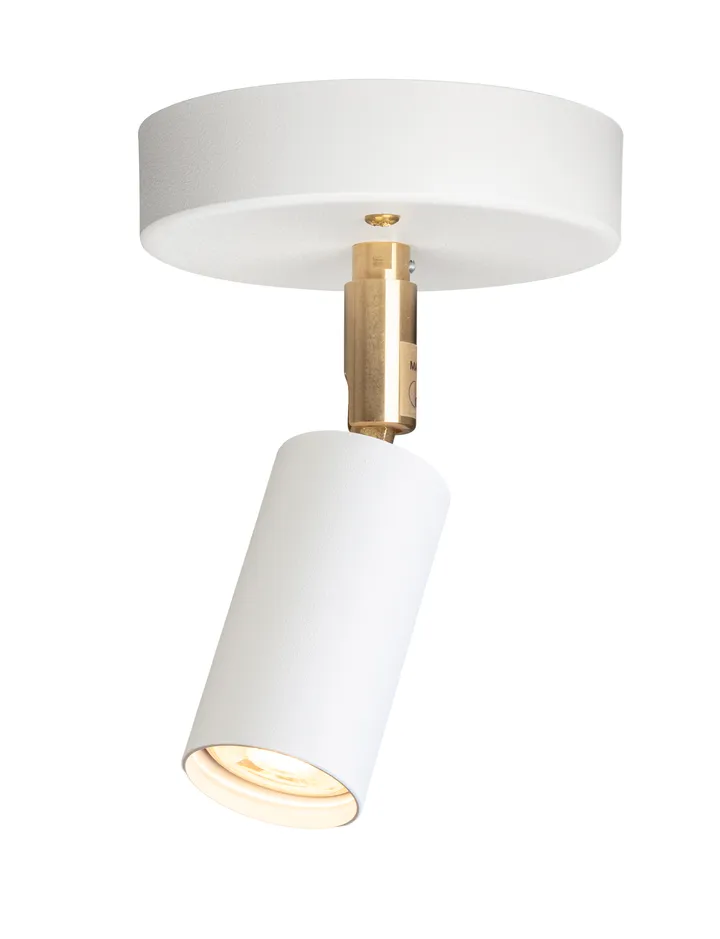 Lampada da soffitto/parete con scatola di giunzione Starlight 1 - Bianco verniciatura strutturata RAL 9016 - Örsjö Belysning