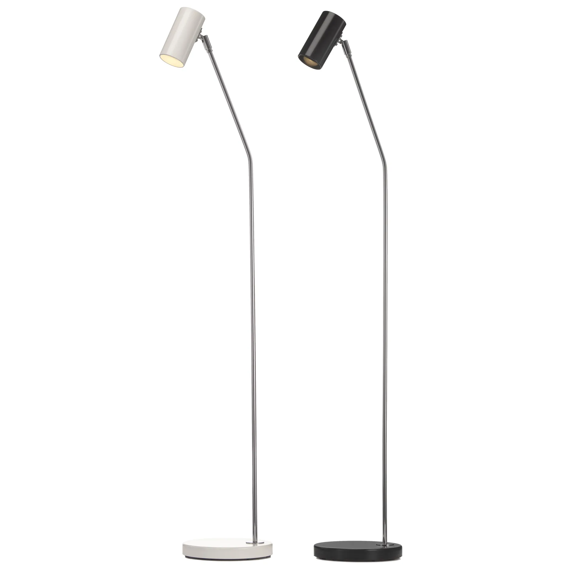 Lampada da terra Minipoint GX224, bianco e cromo Örsjö Belysning