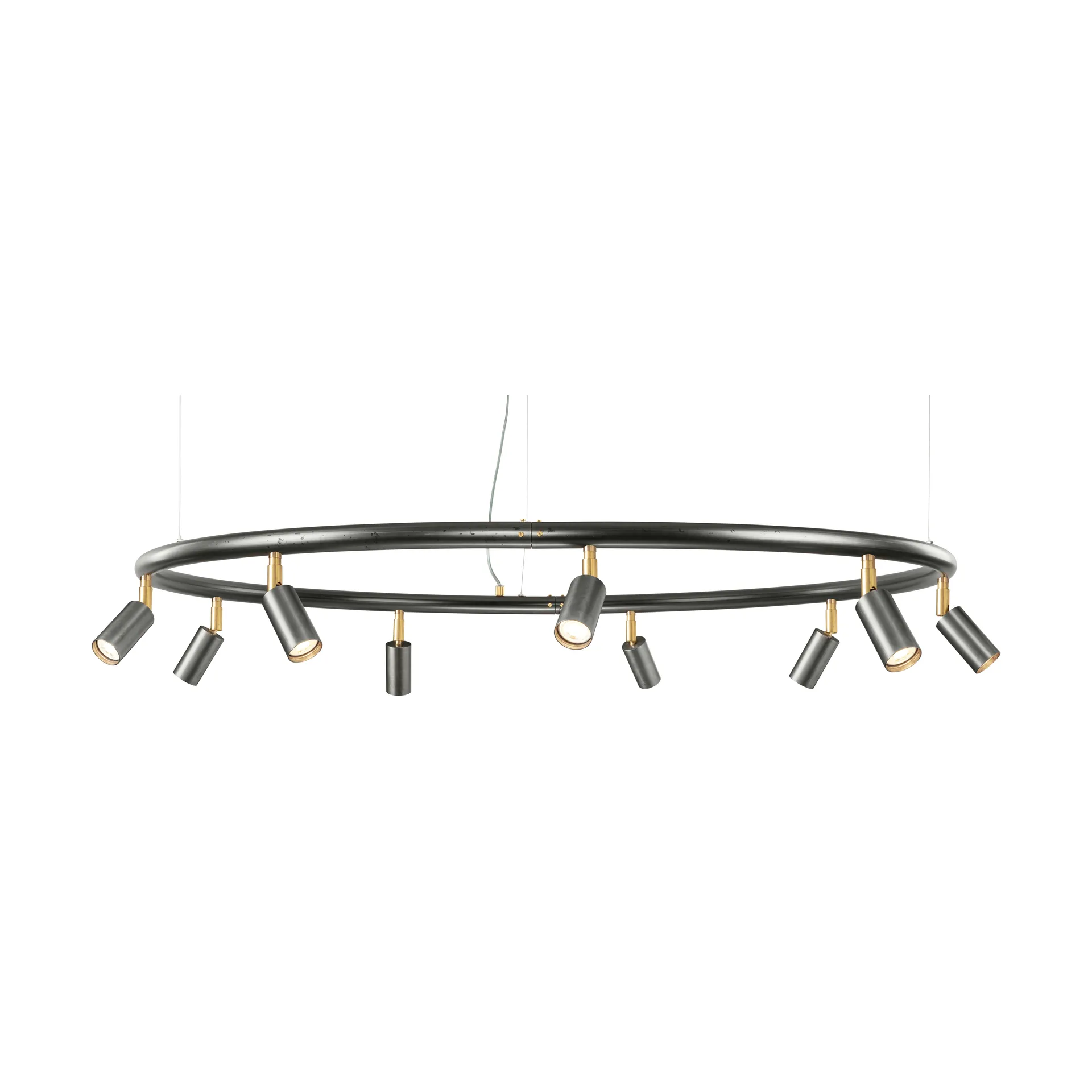Lampada rotonda da parete e soffitto Ø100 cm Starlight, Acciaio grezzo Örsjö Belysning