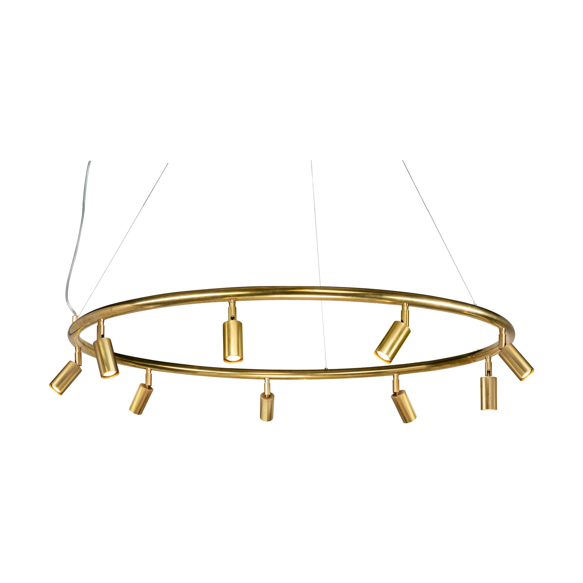 Lampada rotonda da parete e soffitto Ø100 cm Starlight, Ottone grezzo Örsjö Belysning