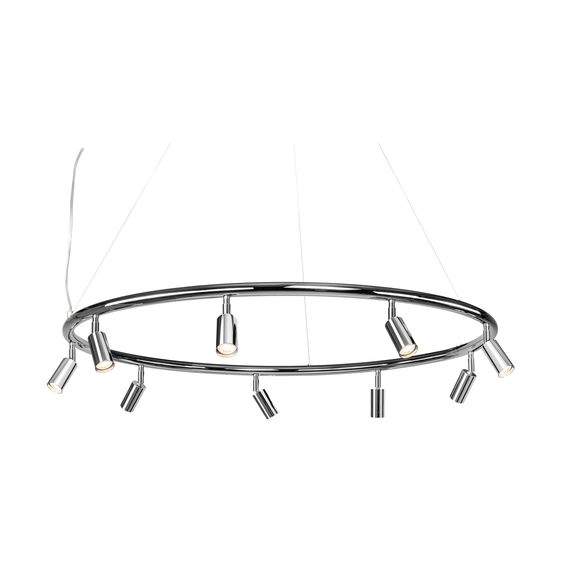 Lampada rotonda da parete e soffitto Ø100 cm Starlight, Ottone nichelato Örsjö Belysning