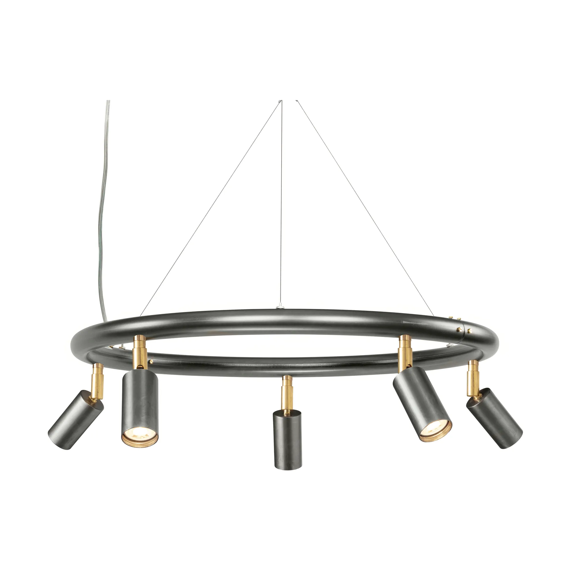 Lampada rotonda da parete e soffitto Ø60 cm Starlight, Acciaio grezzo Örsjö Belysning