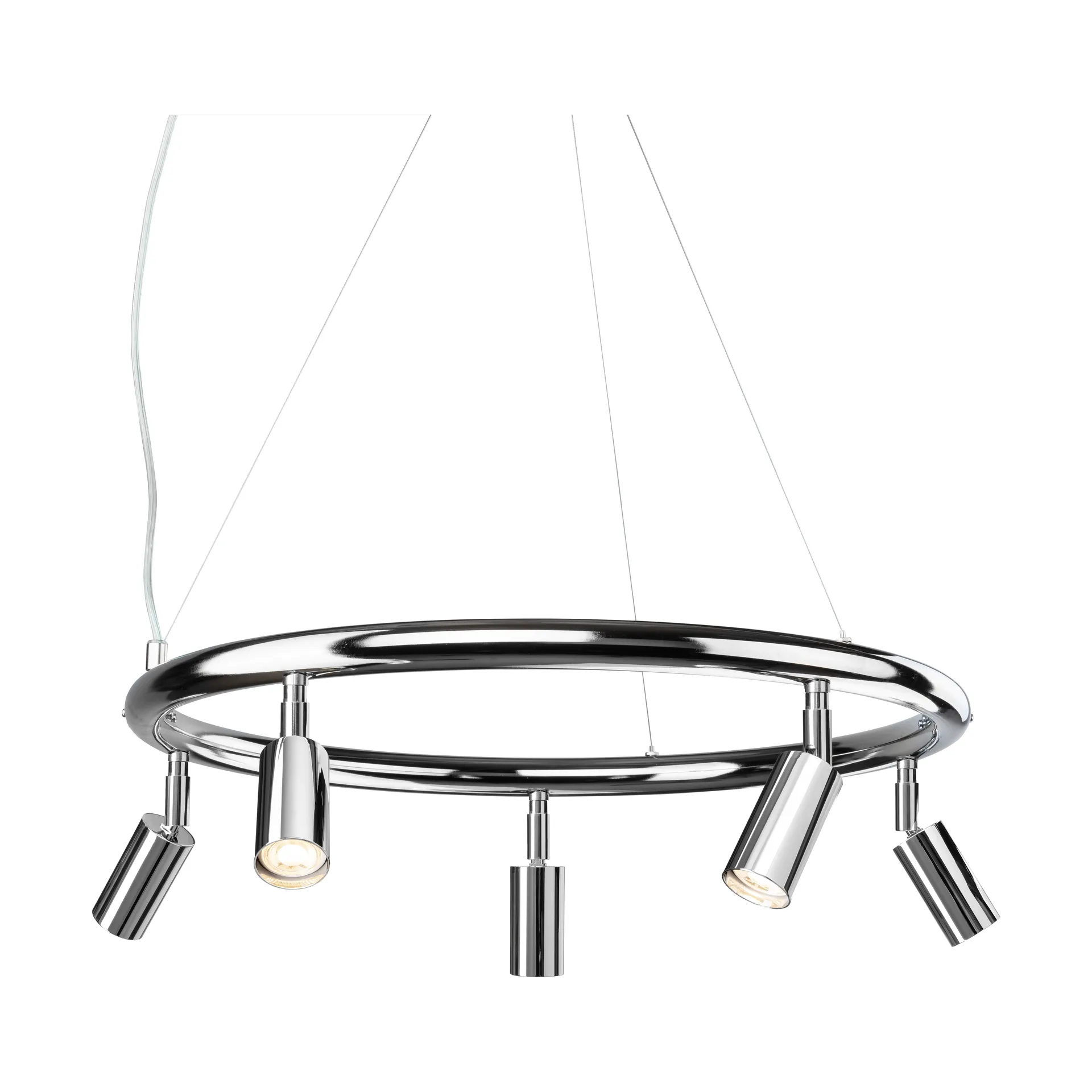 Lampada rotonda da parete e soffitto Ø60 cm Starlight, Ottone nichelato Örsjö Belysning