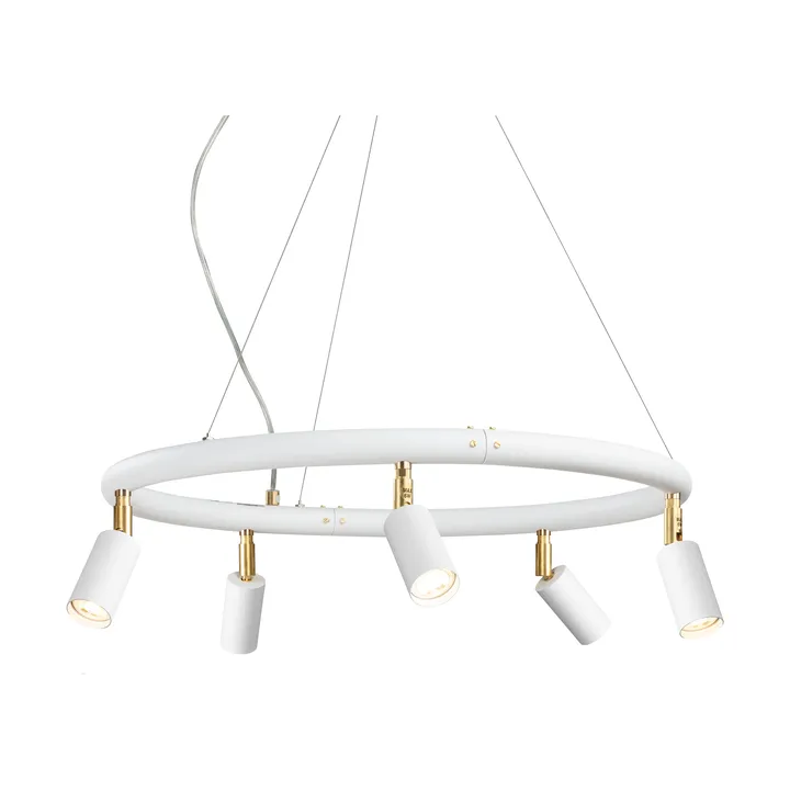 Lampada rotonda da parete e soffitto Ø60 cm Starlight - Verniciatura strutturata bianca RAL 9016 - Örsjö Belysning