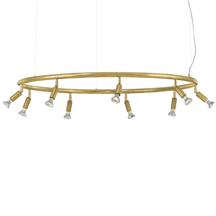 Lampada rotonda Star 9 Ø100 cm - ottone grezzo - Örsjö Belysning