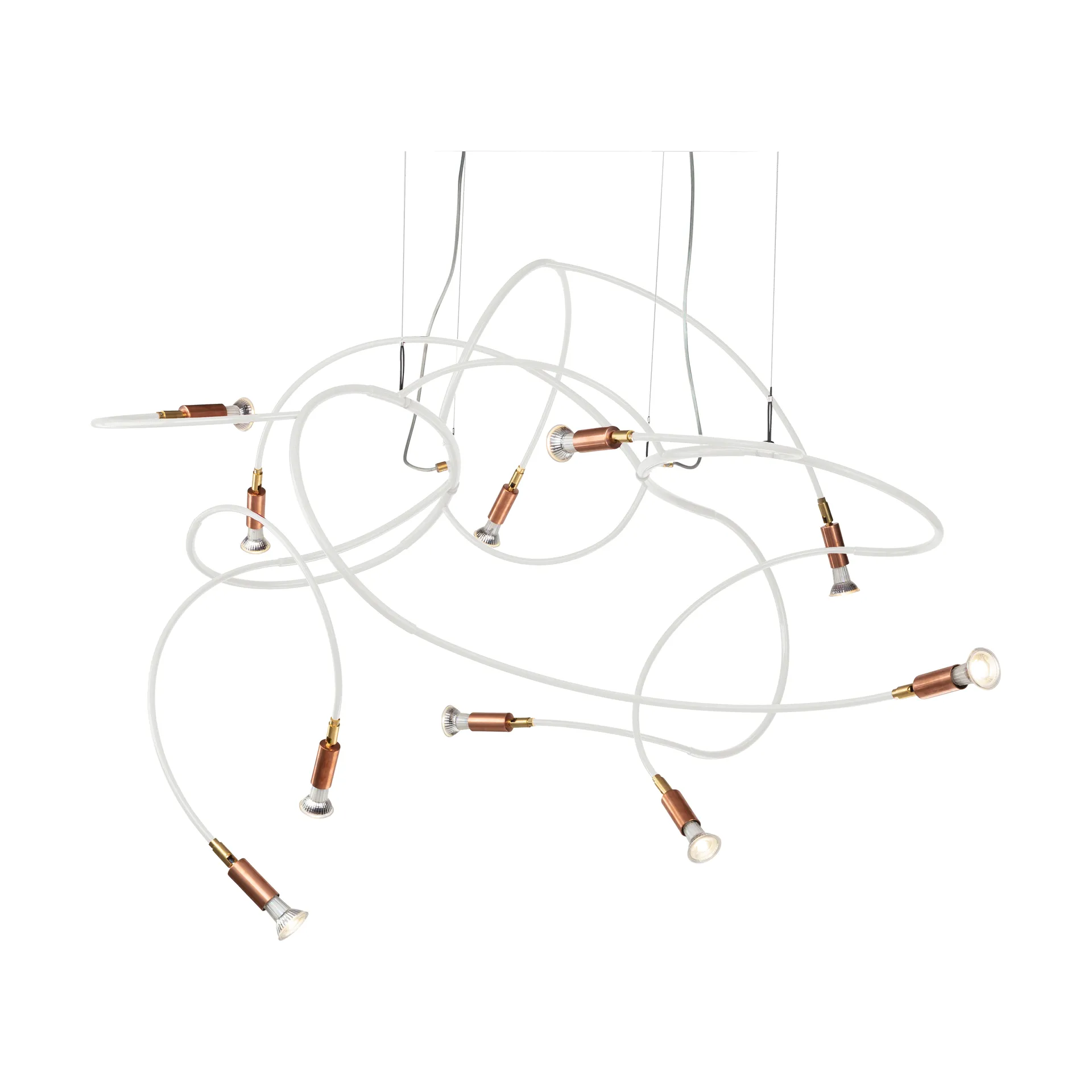 Lampadario Andromeda 108 cm, Acciaio bianco Örsjö Belysning