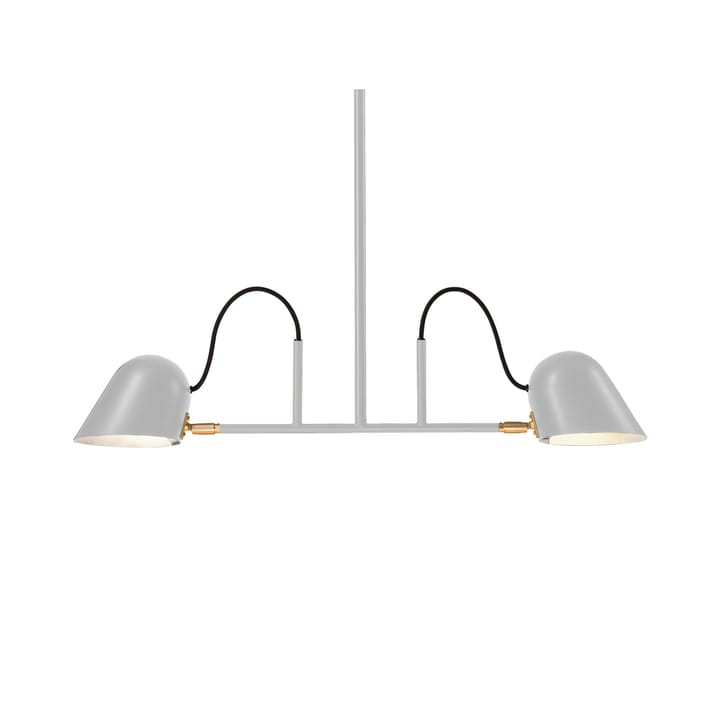 Lampadario Streck 1100 - grigio caldo/ottone, montaggio fisso - Örsjö Belysning