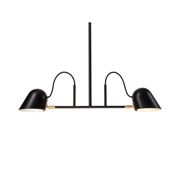 Lampadario Streck 1100 - nero/ottone, montaggio fisso - Örsjö Belysning