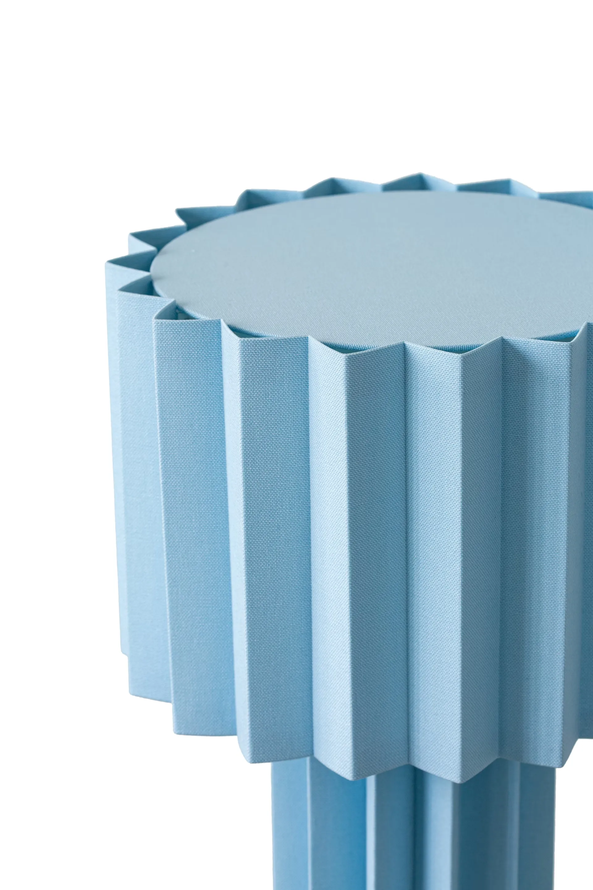 Plissé lampada da tavolo in tessuto, Azzurro chiaro, 40,9 cm Örsjö Belysning