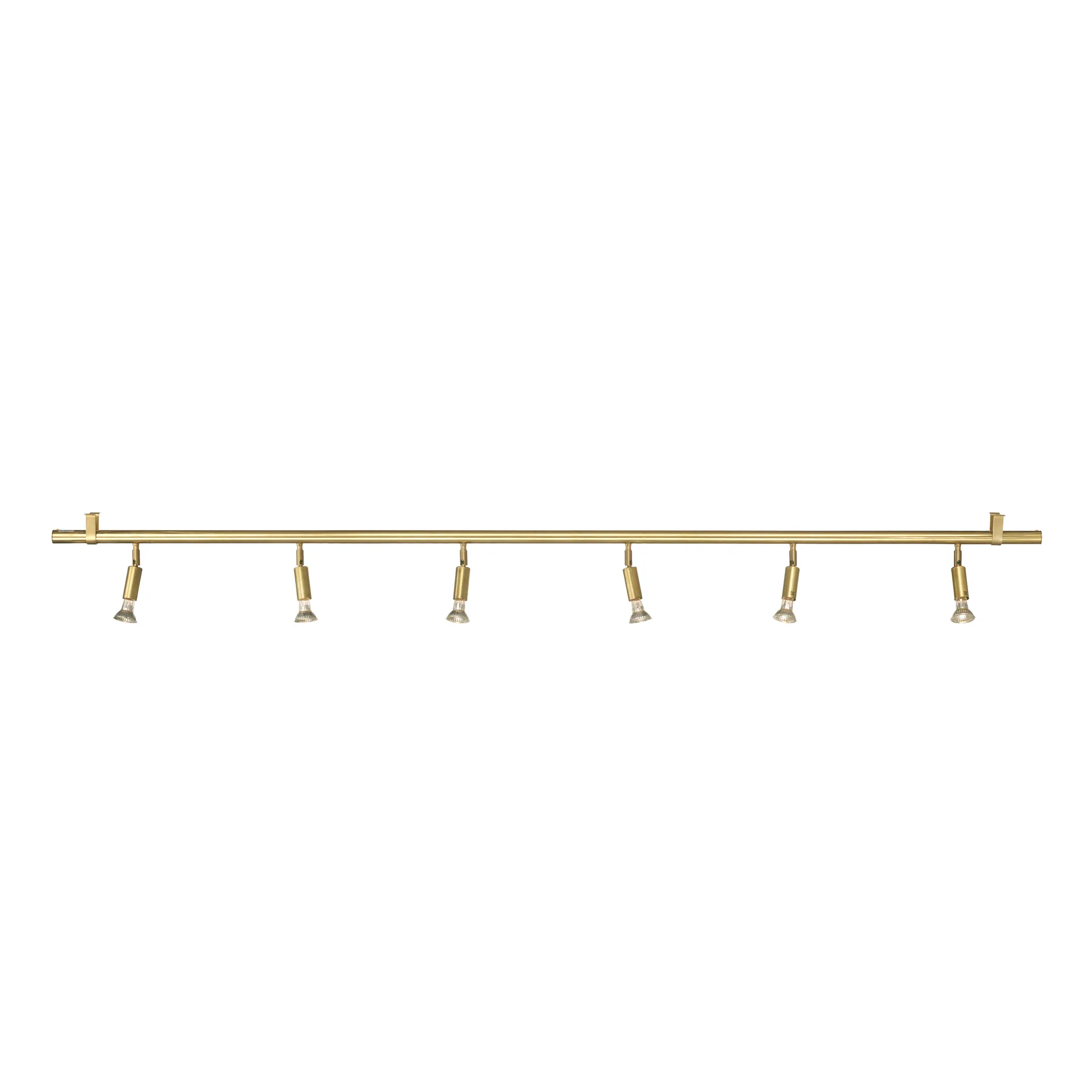 Star 6 lampada da parete e soffitto, Ottone grezzo, 200 cm Örsjö Belysning