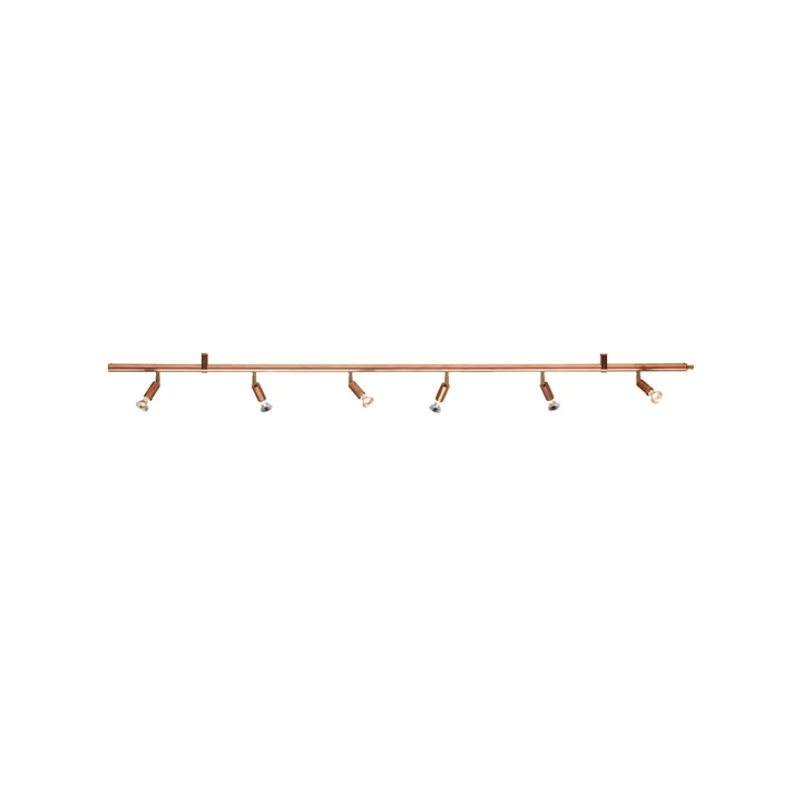 Star 6 lampada da parete e soffitto - Rame, 200 cm - Örsjö Belysning