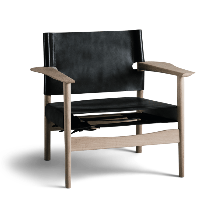 Poltrona con struttura in rovere trattato con sapone Autumn Chair - Nero - OX Denmarq