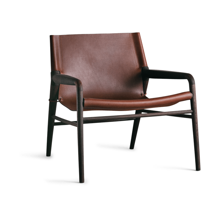 Poltrona in rovere affumicato stativo Rama Chair - Cognac - OX Denmarq