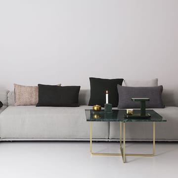 Tavolino Ninety - marmo di Carrara, base nera - OX Denmarq