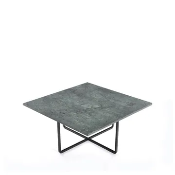 Tavolino Ninety - marmo Indio, base nera - OX Denmarq