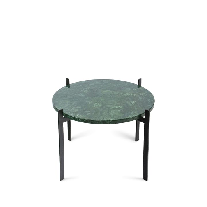 Tavolino Single Deck - marmo verde, struttura nera - OX Denmarq