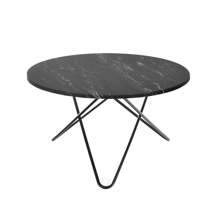 Tavolo da pranzo Big O Table - marmo Marquina, base nera - OX Denmarq
