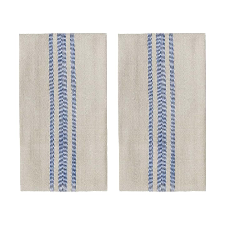Asciugamano da cucina Linu confezione da 2 - Blu - OYOY