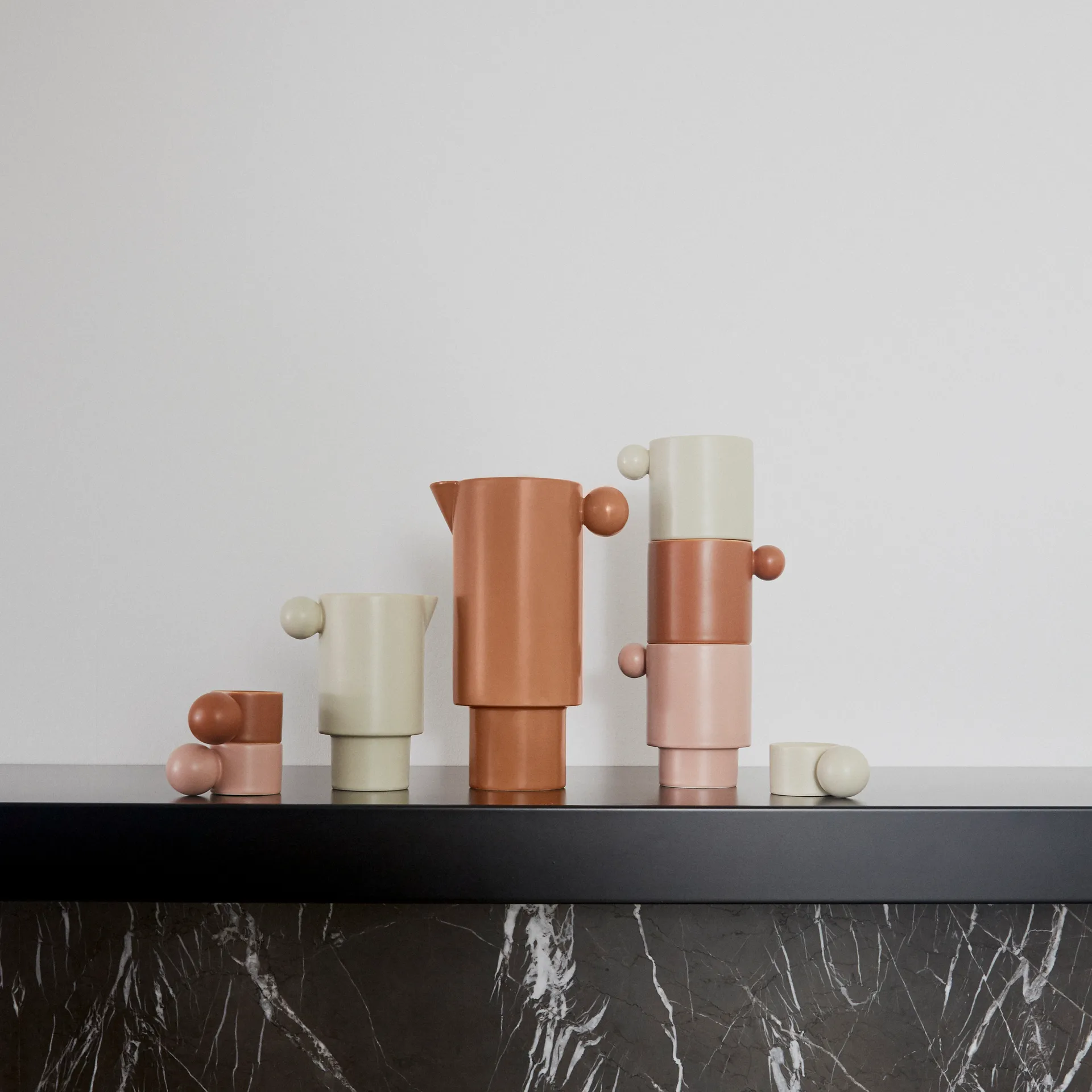 Bricco per latte Inka , bianco sporco OYOY