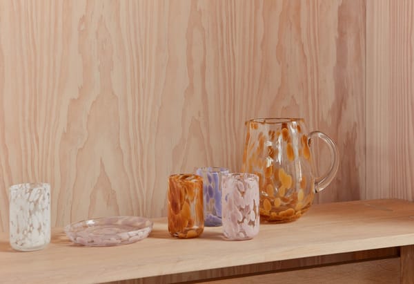 Caraffa per l'acqua Jali, Amber OYOY