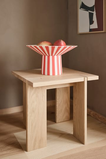 Centrotavola Toppu alto 17xØ30 cm - Rosso-pesca - OYOY