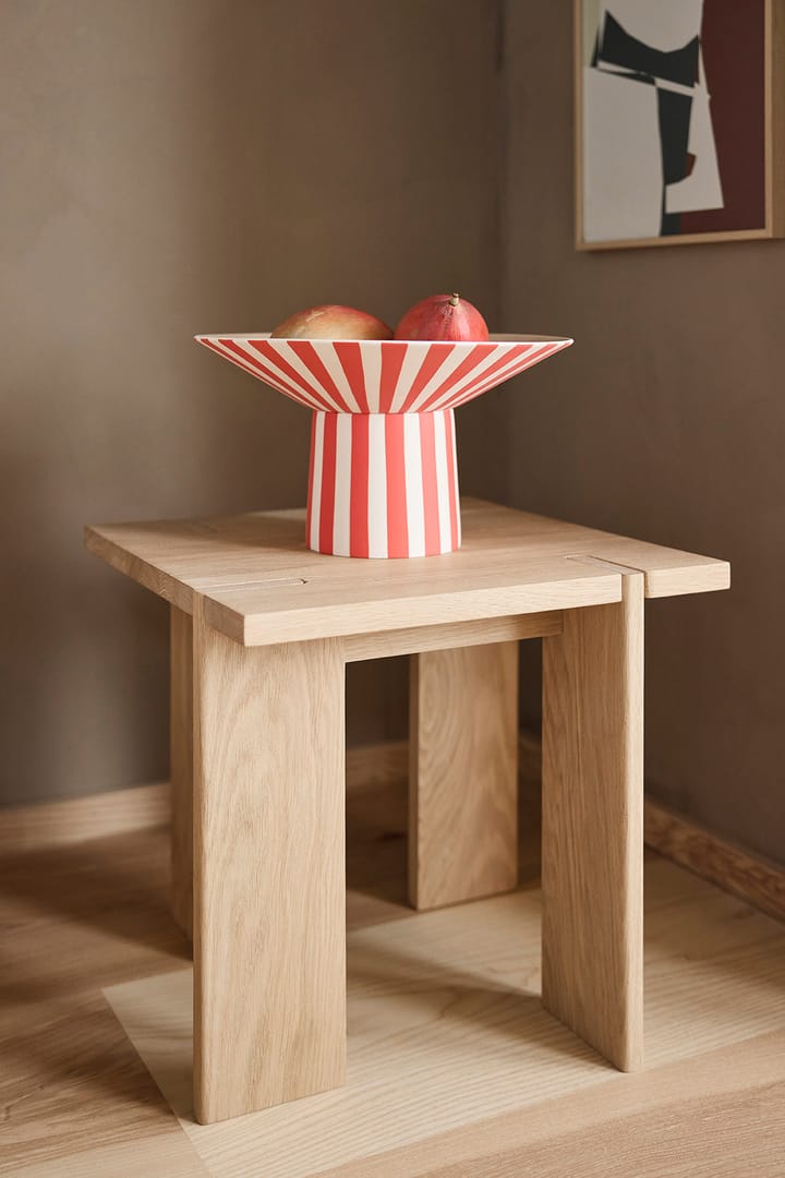 Centrotavola Toppu alto 17xØ30 cm, Rosso-pesca OYOY