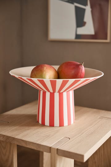 Centrotavola Toppu alto 17xØ30 cm - Rosso-pesca - OYOY