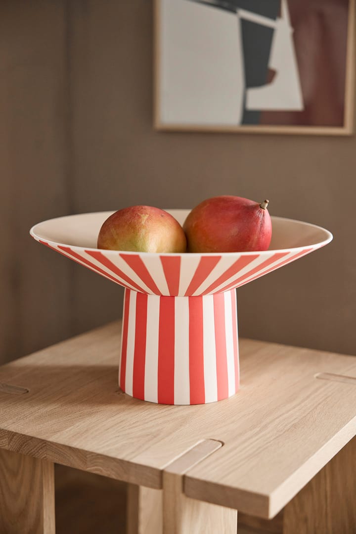 Centrotavola Toppu alto 17xØ30 cm, Rosso-pesca OYOY