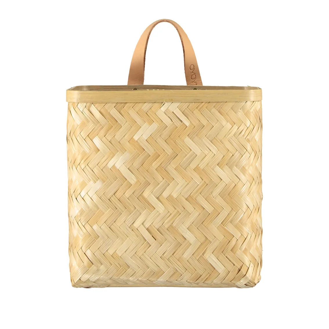 Cestino da parete Sporta 25x25 cm, naturale OYOY