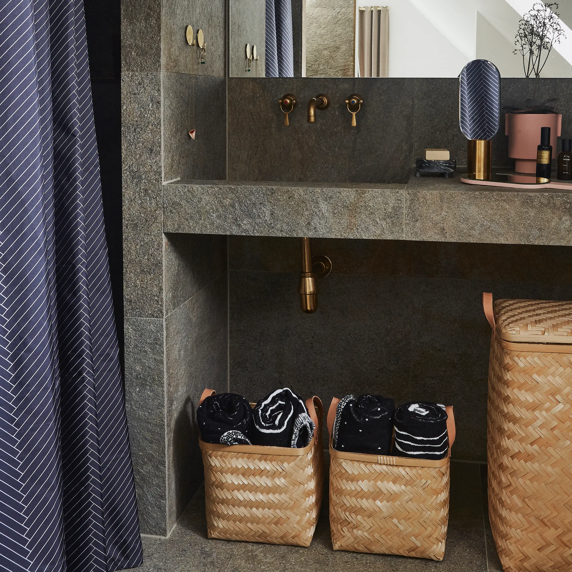 Cesto portabiancheria Sporta, naturale OYOY